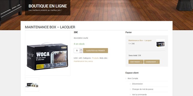 La boutique en ligne est ouverte !