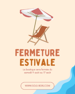 Fermeture Estivale moderne Publication Instagram