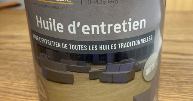 huile d'entretien beau soleil